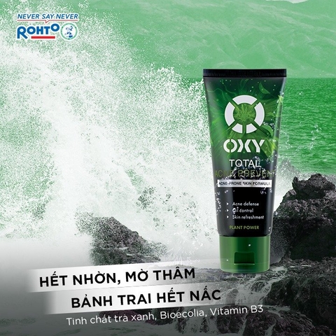 Sữa rửa mặt oxy total 100g