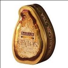 Trà đen Basilur Ceylon hương cam của Anh hộp sắt 50pcs x2gram