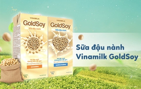 Sữa đậu nành Goldsoy Vinamilk 1L