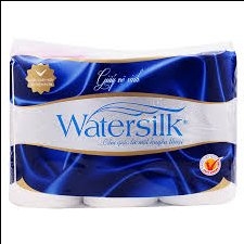 Giấy vệ sinh watersilk lốc 12 cuộn