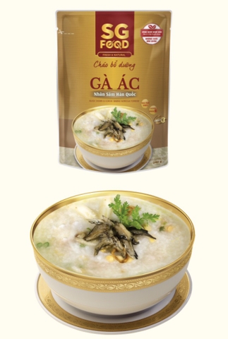 Cháo tươi Saigon Food vị gà ác, nhân sâm 240g