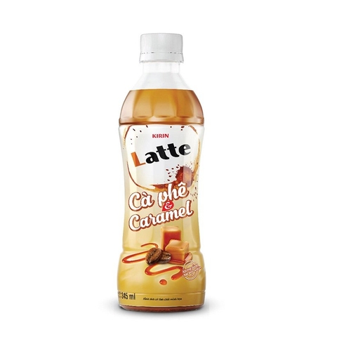 Thức uống pha sữa Latte Cafe & Caramel chai 345ml