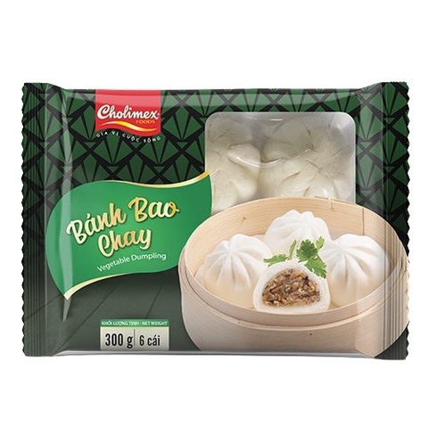 Bánh bao chay có nhân Cholimex gói 300gram 6C