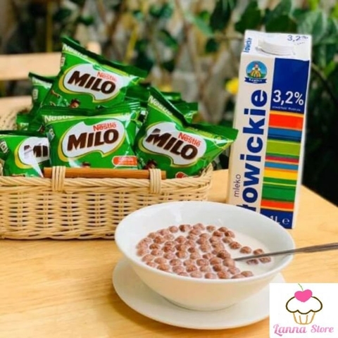 Snack ăn sáng gói nhỏ tiện lợi Milo 15gram