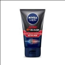 Sữa rửa mặt NIVEA MEN Detox Mud giảm mụn và hư tổn da 100g