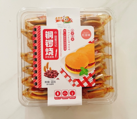Hộp bánh rán Doremon Đài Loan nhân đậuj đỏ 320g