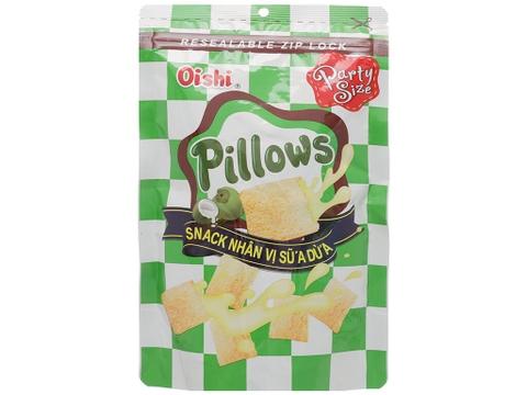 Snack Pillows nhân Sữa Dừa túi 95gram