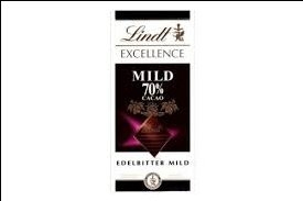 Socola LINDT 70% Cacao thanh 100gr