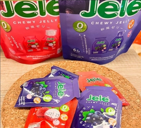 Thạch Jele Chewy Jelly gói 108gram vị nho