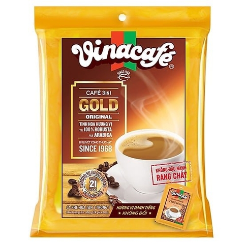 Cà phê hòa tan Vina gold 3in1 (24 gói)