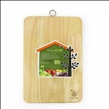 Thớt gỗ vuông sạch Đức Thành 30x20x1,8cm