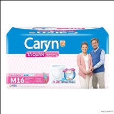 Tã quần Caryn mỏng nhẹ size M 16 miếng