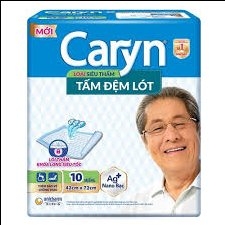 Tấm đệm lót Caryn loại siêu thấm 10 miếng