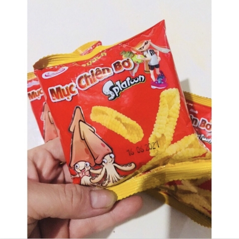 Snack mực chiên bơ