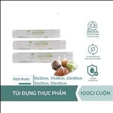 Túi đựng thực phẩm phân huỷ sinh học Green Eco 20x30cm