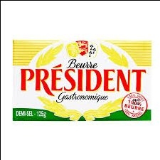 Bơ mặn President 125g