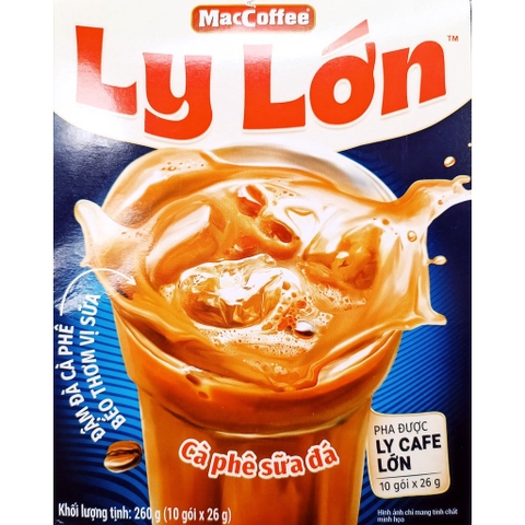 Cafe sữa đá MacCoffee ly lớn gói 26gram
