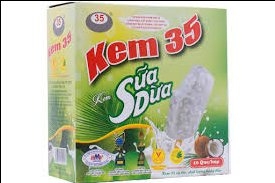 Kem 35 Tràng Tiền vị sữa dừa