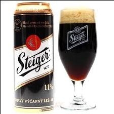 Bia Tiệp nhập khẩu STEIGER DARK LAGER ( bia đen ) 11%  500ml