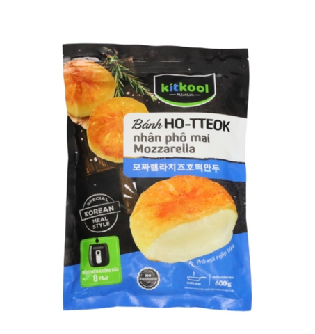 Bánh HO-TTEOK KITKOOL nhân phomai Mozzarella gói 600gram