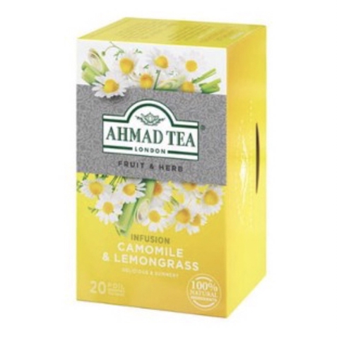 Trà Ahmad vị hoa Cúc & Sả 40gr - 20 túi lọc