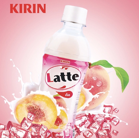 Nước Trà Latte hương Đào 345ml