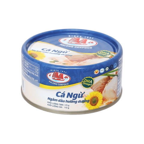 Cá ngừ ngâm dầu hướng dương Hạ Long 175g