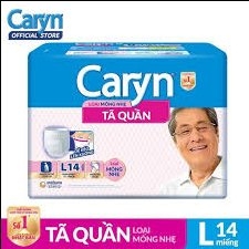 Tã quần Caryn size L 14 miếng
