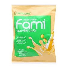 Sữa đậu nành FAMI nguyên chất gói 200ml