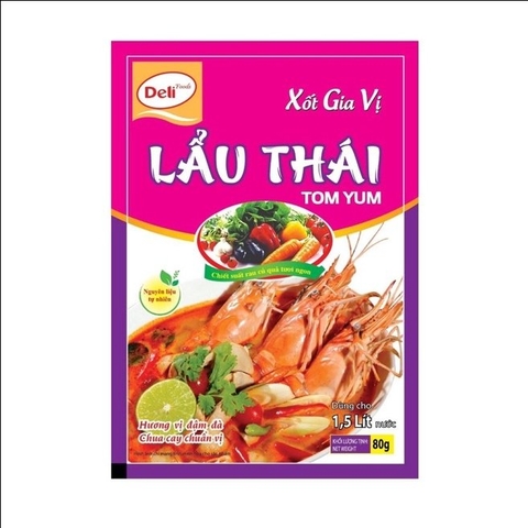 Xốt gia vị lẩu Thái TomYum Deli 80g