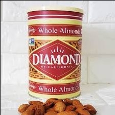 Hạt hạnh nhân Diamond Whole Almonds 380g