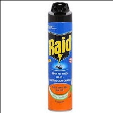 Bình xịt muỗu Raid hương cam chanh 600ml