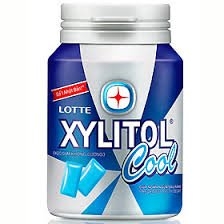 kẹo cao su xylitol bạc lọ nhỏ