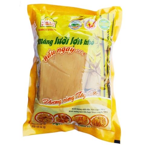 Măng lưỡi lợn khô nấu ngay Kim Bôi 500g