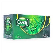 Trà xanh túi lọc Cozy 50g (25 gói)