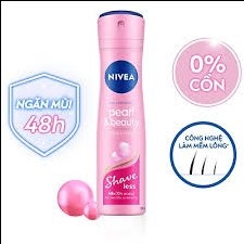 Xịt khử mùi Nivea dưỡng da mịn mượt 150ml