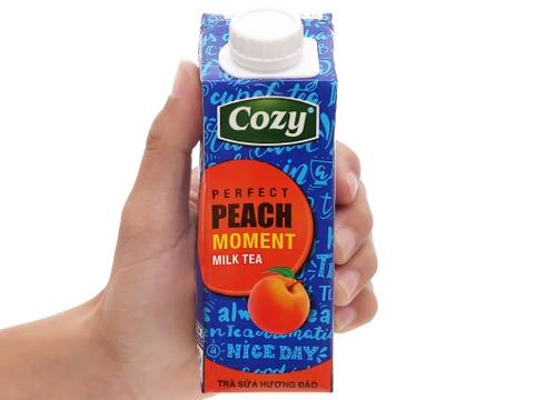 Trà sữa Cozy hương đào 225ml