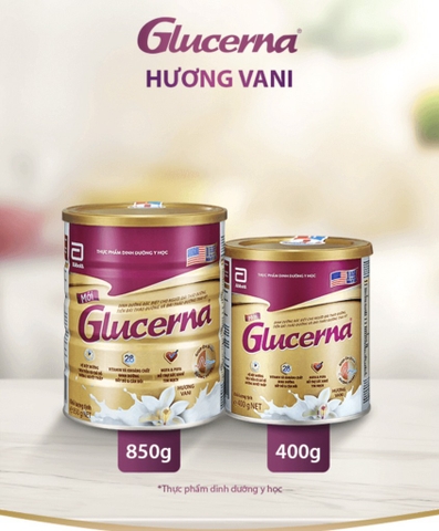 Sữa bột Glucerna tiểu đường tím 850g