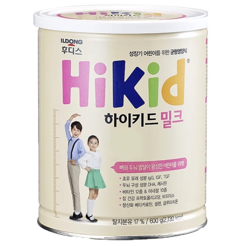 Sữa bột Hikid bò vani 600g
