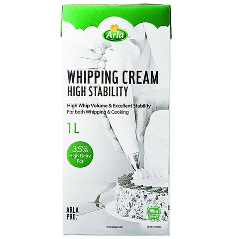 Kem sữa Whipping Cream ARLA FOBE PRO 35% béo 1L