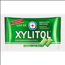 Kẹo cao su Vĩ Xylitol xanh lá