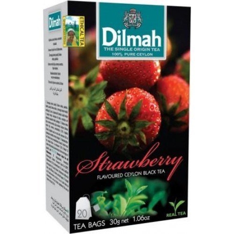 Trà Dilmah hương dâu hộp 30g