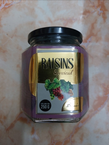 Nho khô đen Raisins Specical lọ 250g