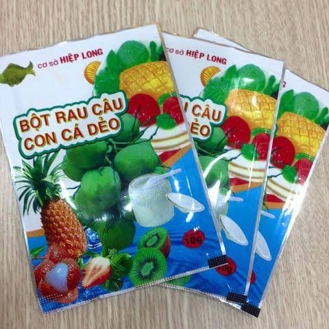 Bột rau câu cá dẻo Hiệp Long 10g