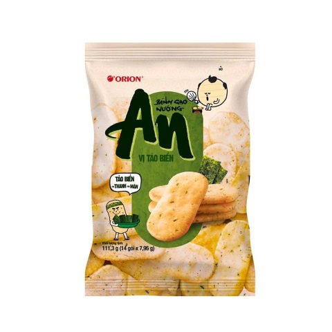 Bánh gạo nướng AN vị tảo biển 111g