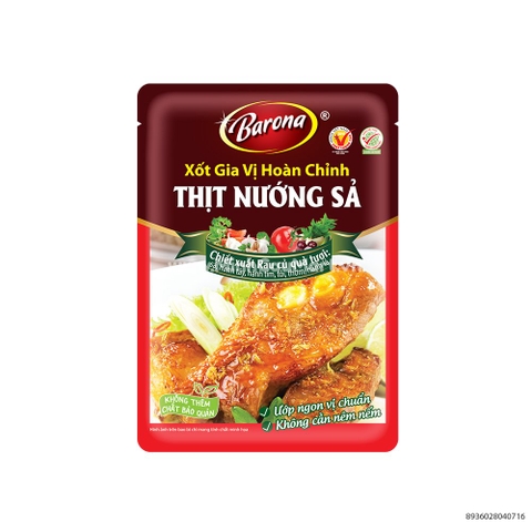 Xốt gia vị thịt nướng sả Barona 80g