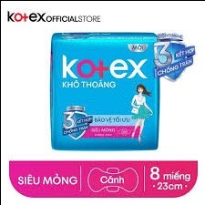 Băng vệ sinh Kotex siêu mỏng có cánh 8m