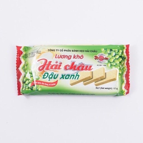 Lương khô đậu xanh Hải Châu 65g