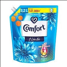 Nước xả vải Comfort ban mai 1 lần xả 3,2L