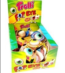 Kẹo dẻo con mắt Trolli Glotzer có nhân mứt
